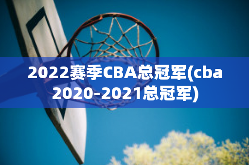 2022赛季CBA总冠军(cba2020-2021总冠军)