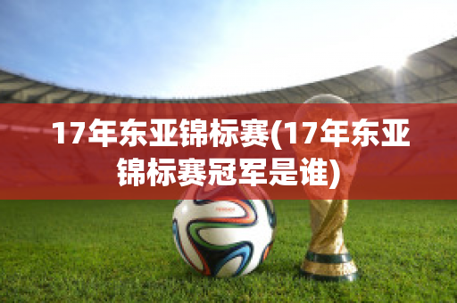 17年东亚锦标赛(17年东亚锦标赛冠军是谁)