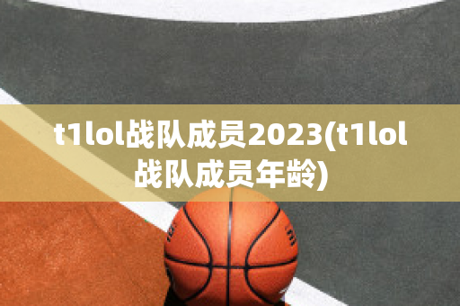 t1lol战队成员2023(t1lol战队成员年龄)