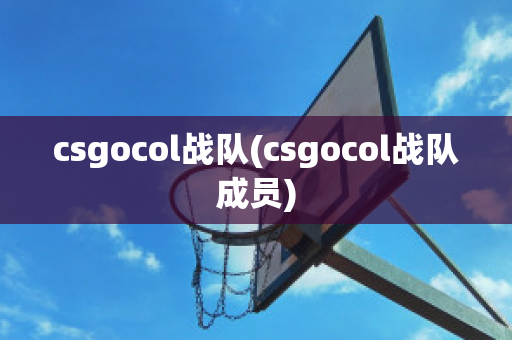 csgocol战队(csgocol战队成员)